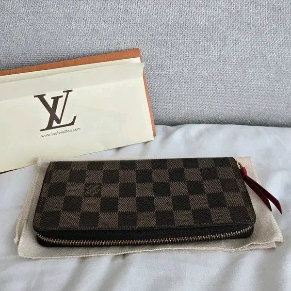 [BUNJANG] Louis Vuitton Damier Zipped Long Wallet / 루이비통 다미에 지퍼 장지갑