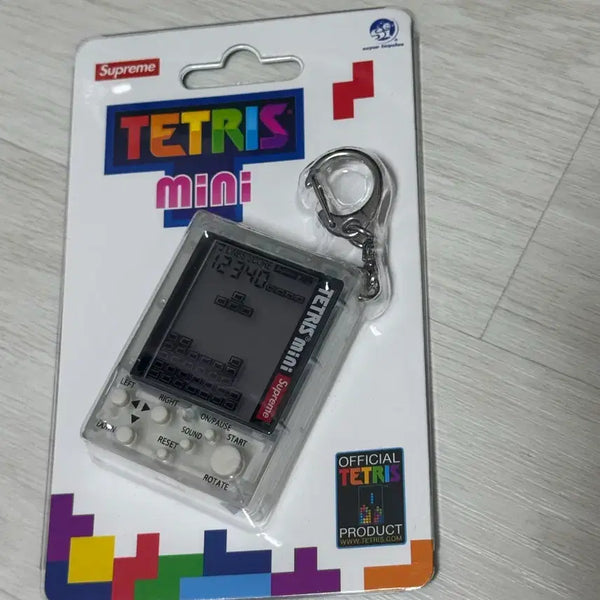 [BUNJANG] Supreme Tetris Transparent Mini Keychain - Sealed / 슈프림 테트리스 투명 색상 미개봉