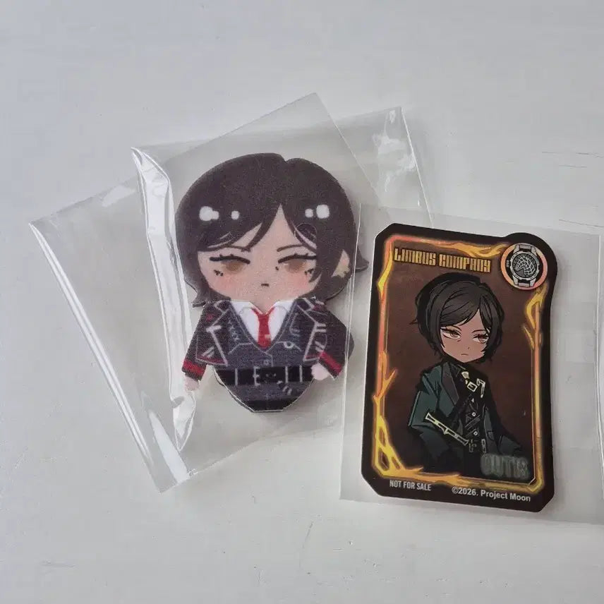 [BUNJANG] Limbus Company Animate Petachen Badge & POB Sticker Otis / [림버스컴퍼니] 애니메이트 페타첸 뱃지&특전 스티커 오티스
