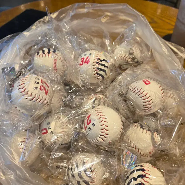 [BUNJANG] Lotte Giants Baseball Keyring / 롯데자이언츠 올해 야구공 키링~