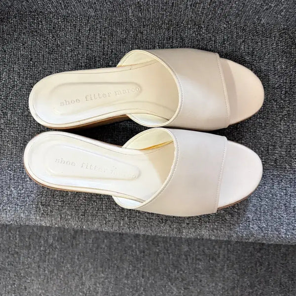 [BUNJANG] Schuhfilter Marco Slippers - Ivory / 슈필터마르코 슬리퍼 아이보리