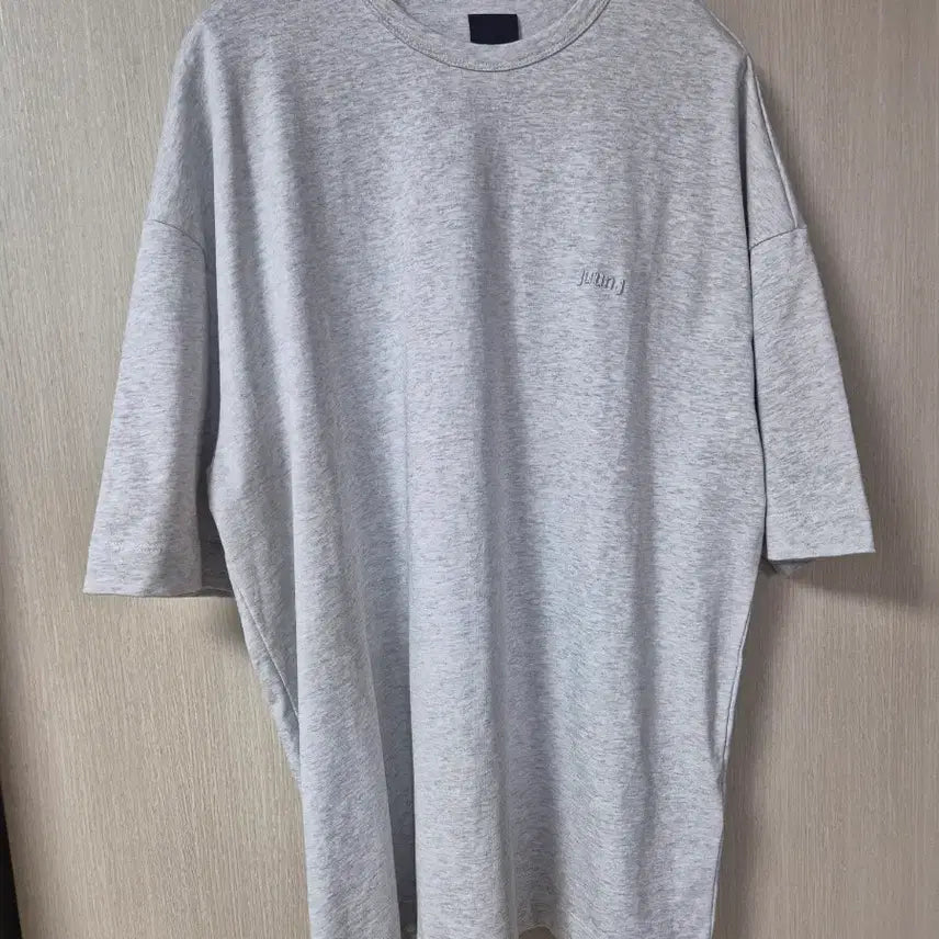 [BUNJANG] Juun.J Boat Embroidery T-Shirt Grey L / 정품 (24년)  준지 보트 자수 그레이 티셔츠 반팔 L