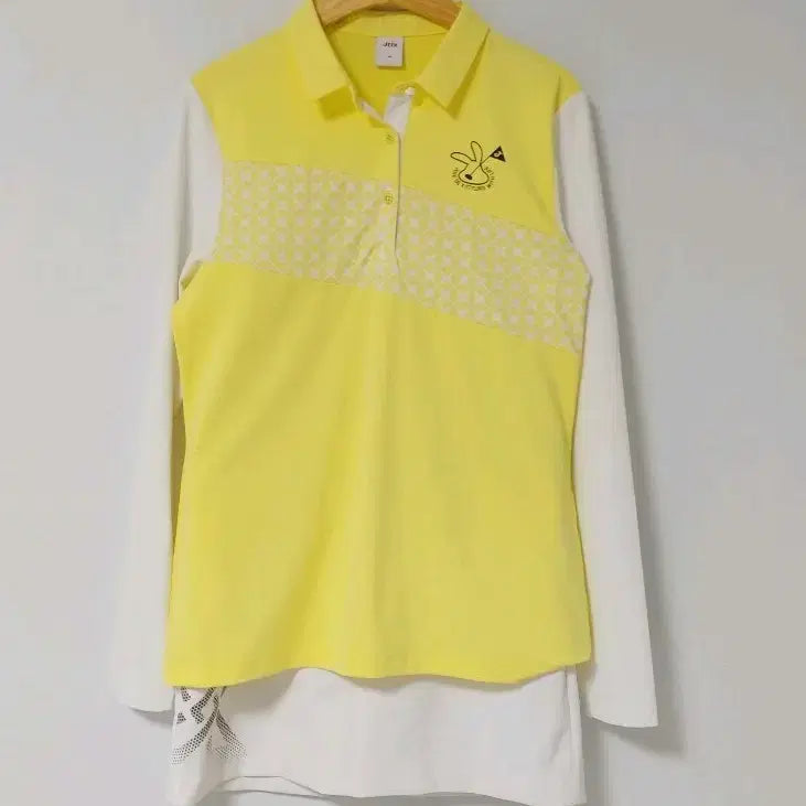 [BUNJANG] JDX Golf Wear Women's Long Sleeve Collar T-shirt & Skirt Set / JDX 골프웨어 여성 긴팔 카라티 & 치마 세트 (95 / 70)