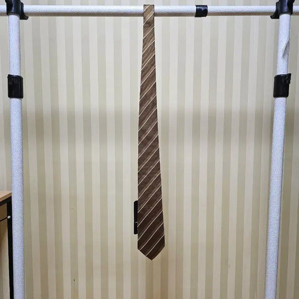 [BUNJANG] MAN ON THE BLIND Silk Regimental Necktie / 맨온더분 넥타이 실크 새상품 FREE