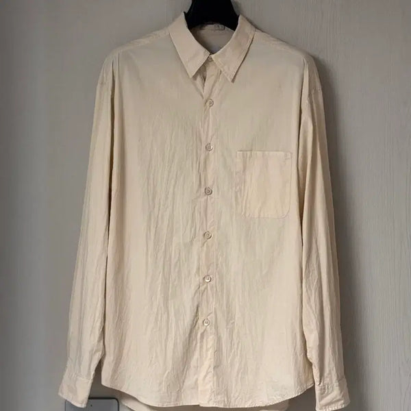 [BUNJANG] Brown Yak Cotton Shirt Size 1 / 브라운야드 코튼 셔츠 1