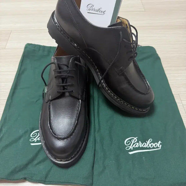 [BUNJANG] Paraboot Chambord Black Calfskin Leather Shoes UK9 / 파라부트 샴보드 블랙 (UK9/ 280mm) (미착용 새상품)