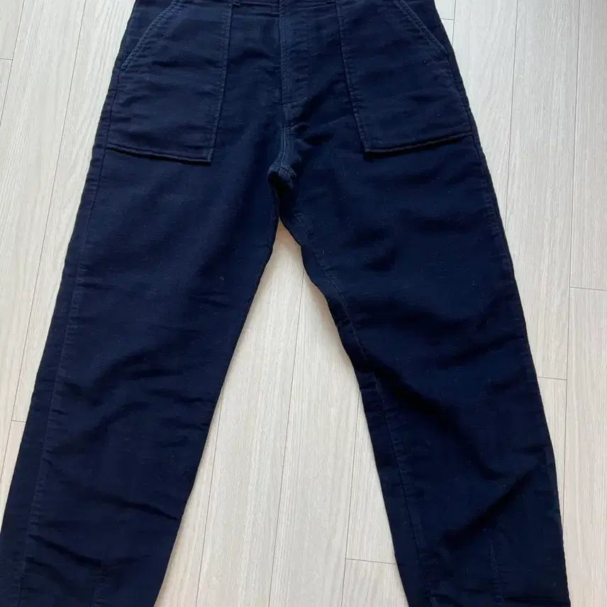 [BUNJANG] Universal Works Navy Cotton Chinos / Universal works 남자 남색 바지