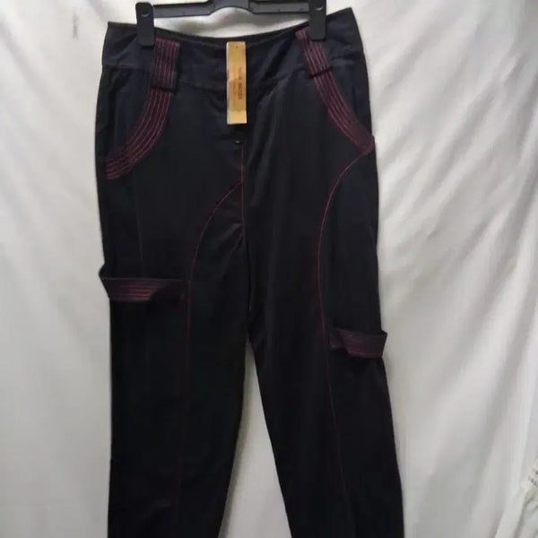 [BUNJANG] Black Red Stitch Cargo Pants / 새상품 블랙 레드 스티치 카고 팬츠