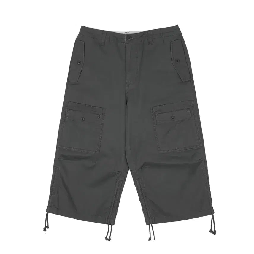 [BUNJANG] KOSEIO Capri Cargo Pants Charcoal Size 2 / 코이세이오 카프리 카고 팬츠 차콜 2 CAPRI CARGO PANTS