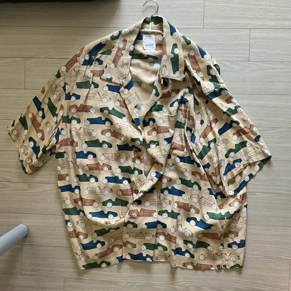 [BUNJANG] Bizbeam Motorcycle Pattern Shirt / 비즈빔 모터사이클 셔츠 1