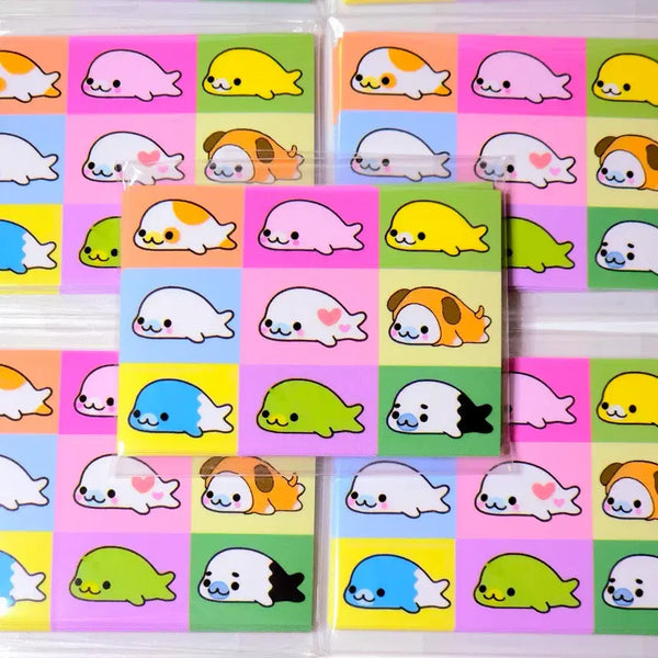 [BUNJANG] Mamegoma Glossy Sticker Set / 깔 마메고마 스티커