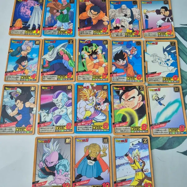 [BUNJANG] Dragon Ball Z Card 15-Card Set (1994-1995) / 94~95년 드래곤볼 Z 카드 15장 세트