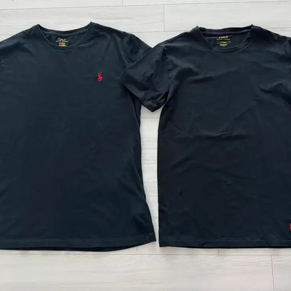 [BUNJANG] Polo Ralph Lauren Basic Black T-Shirt 2-Pack / 폴로 랄프로렌 블랙 반팔티 2장