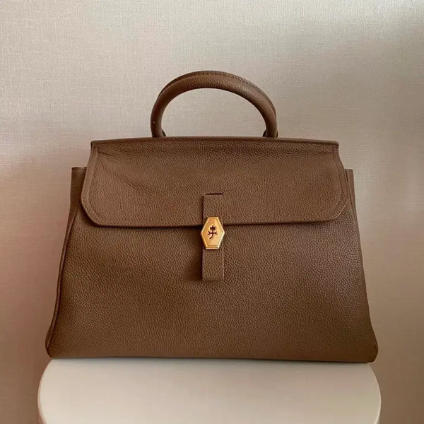 [BUNJANG] CASTELBAJAC Genuine Leather Bag / 올드머니룩 정품 까스텔바작 가죽 가방
