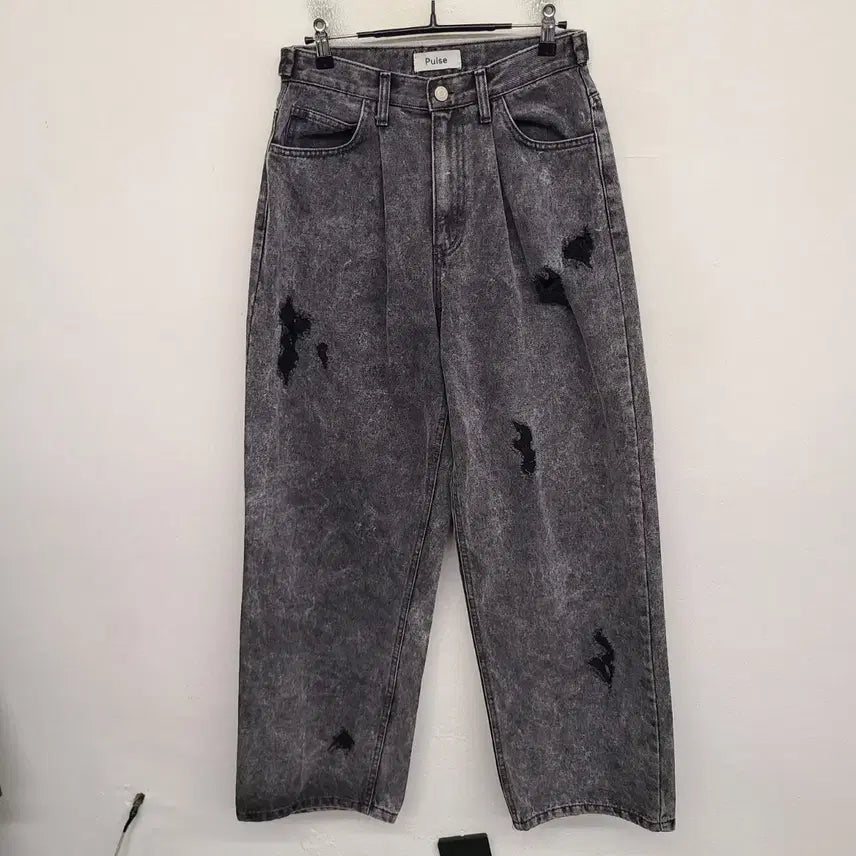 [BUNJANG] Pulse 26 Inch Washed Denim Pants / [26 inch] Pulse 워싱 데님 팬츠 청바지