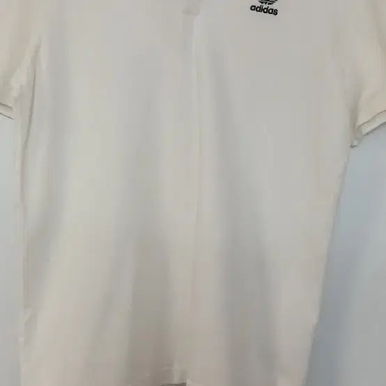[BUNJANG] Adidas Short Sleeve Polo Shirt Ivory Unisex / 아디다스 반팔 카라티 아이보리 남녀공용