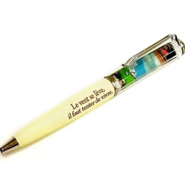 [BUNJANG] Ghibli The Wind Rises Floating Pen with Paper Airplane / 지브리 바람이분다 프로팅 펜(안에 종이비행기가 오르락내리락함)(영상있음)