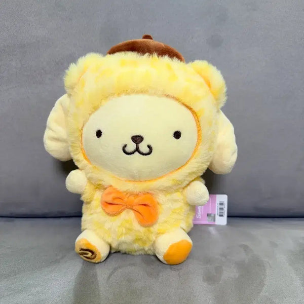 [BUNJANG] Sanrio Pompompurin Medium Plush / 정품 산리오 호피 폼폼푸린 중형 인형