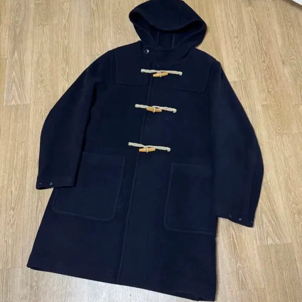 [BUNJANG] Beanpole Navy Duffle Coat (100) / 빈폴 네이비 더플 코트 100