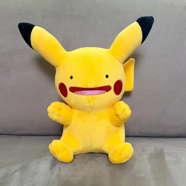 [BUNJANG] Pokemon Metamon (Ditto) Transformed Pikachu Sitting 25cm Plush / 정품 포켓몬스터 피카츄로 변한 메타몽 시팅 25cm 인형