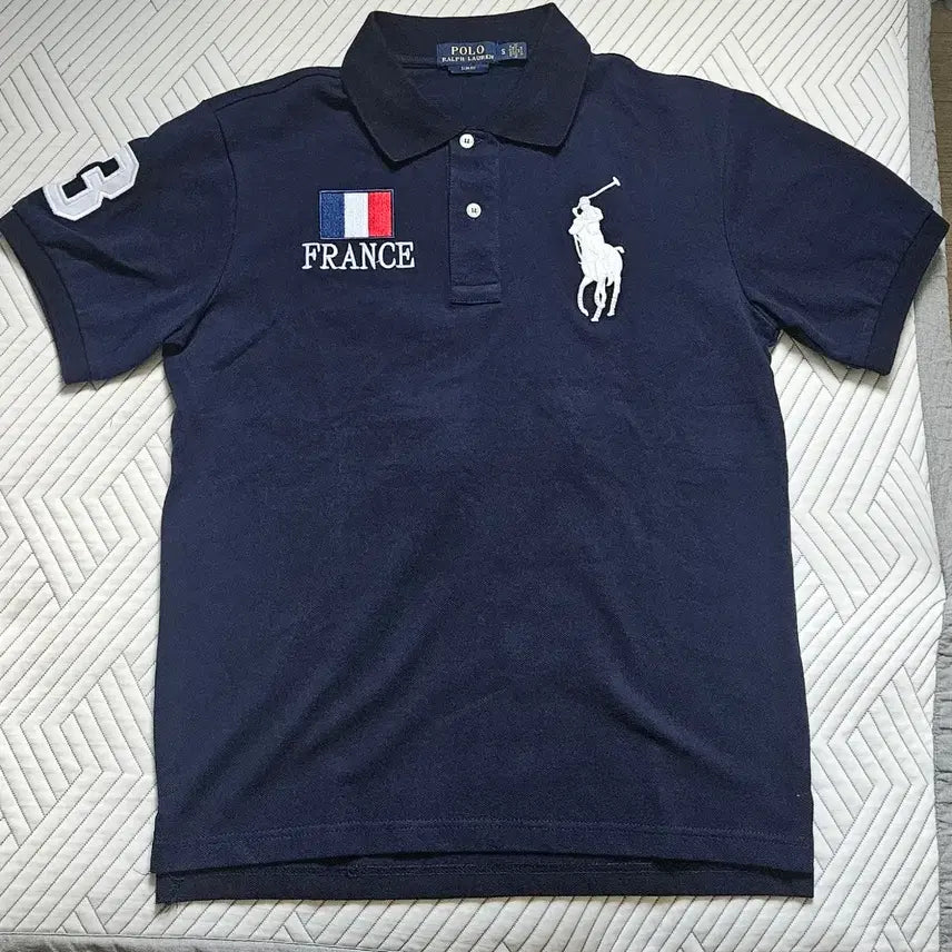 [BUNJANG] Polo Ralph Lauren Big Pony France Patch Polo Shirt S / 폴로 랄프로렌 빅포니 프랑스 카라티 S