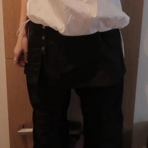 [BUNJANG] Sage Blue Skirt Pants / 세이지블루 치마바지