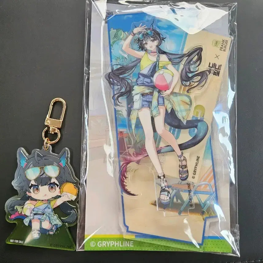 [BUNJANG] Endfield X Frank Collaboration Cheonwoo Acrylic Stand & Keyring / 엔드필드 프랭크 코라보 천우 아크릴 스텐드, 키링