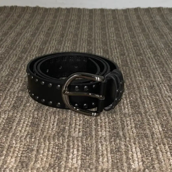 [BUNJANG] Studded Belt Black / 새상품 스터드 벨트 블랙