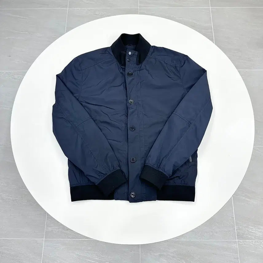 [BUNJANG] Zara Men's Indigo Blue Bomber Jacket / 자라 맨 남성 바람막이 블루종 자켓 인디고 L 100