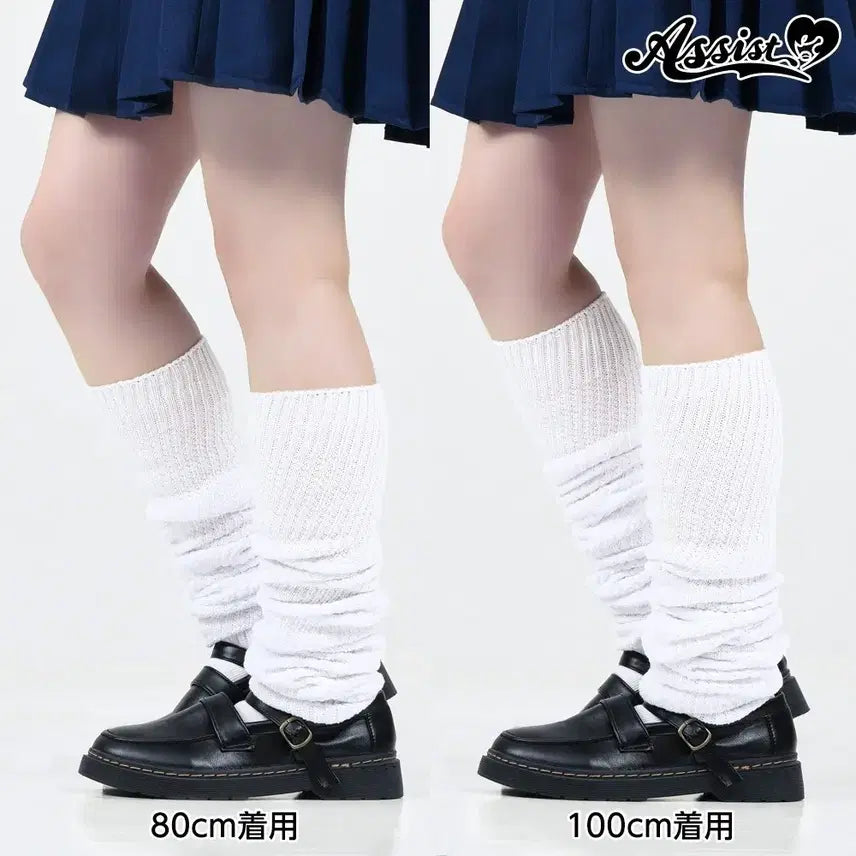 [BUNJANG] Assist Wig 100cm White Loose Socks / 코스프레전문점 어시스트위그 흰색 루즈삭스 100cm