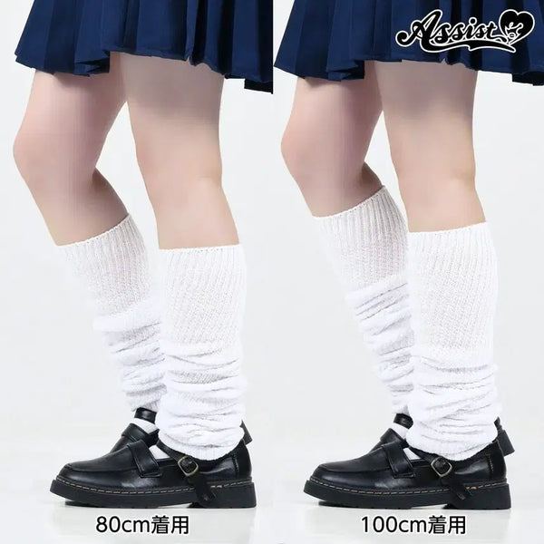 [BUNJANG] Assist Wig 100cm White Loose Socks / 코스프레전문점 어시스트위그 흰색 루즈삭스 100cm