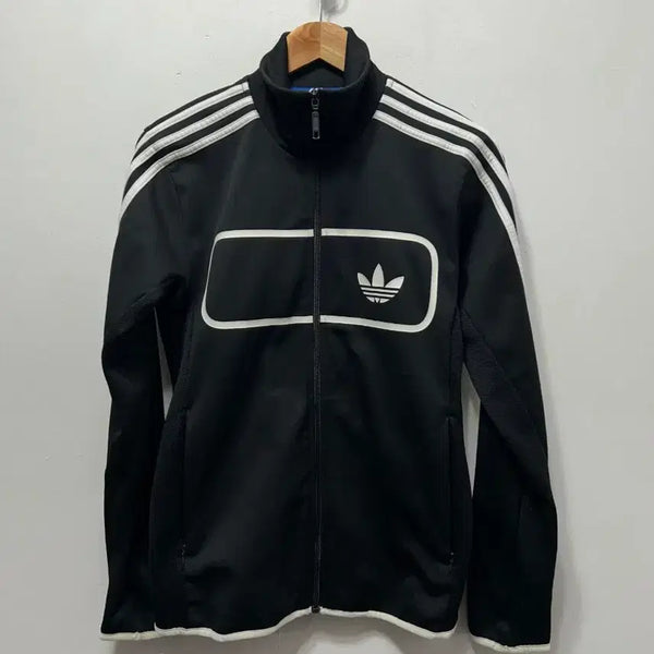 [BUNJANG] Adidas Track Jacket Black White Size 95 / 아디다스 트랙 자켓 블랙 화이트 삼선 95사이즈
