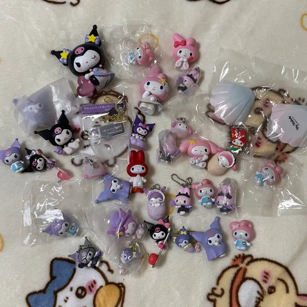 [BUNJANG] Sanrio Kuromi & My Melody Figure Gacha Bundle / 산리오 쿠로미, 마이멜로디 피규어 가챠 일괄 판매