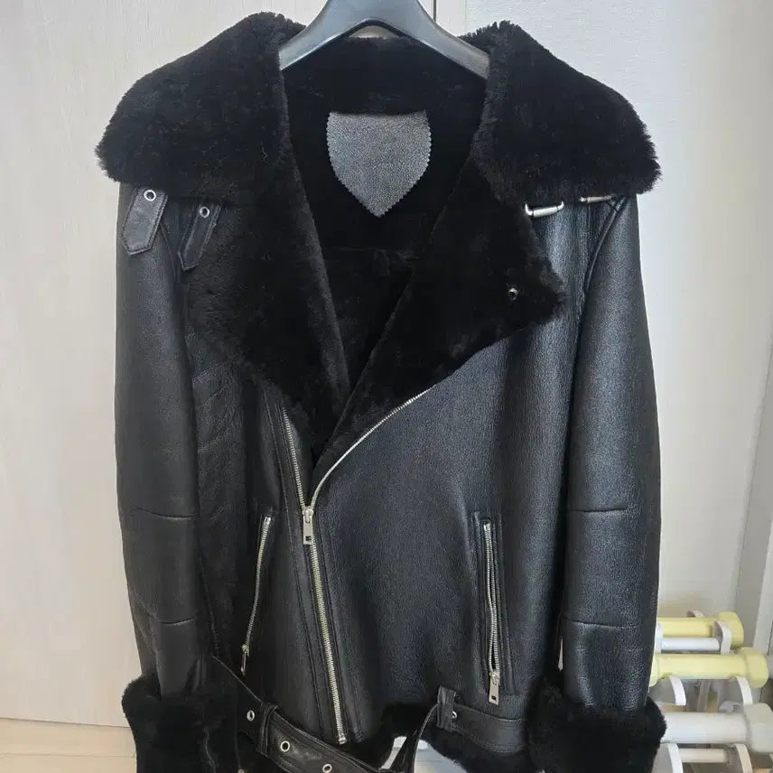[BUNJANG] Genuine Sheepskin Leather Women's Shearling Jacket / 천연양털 양가죽 여자무스탕자켓