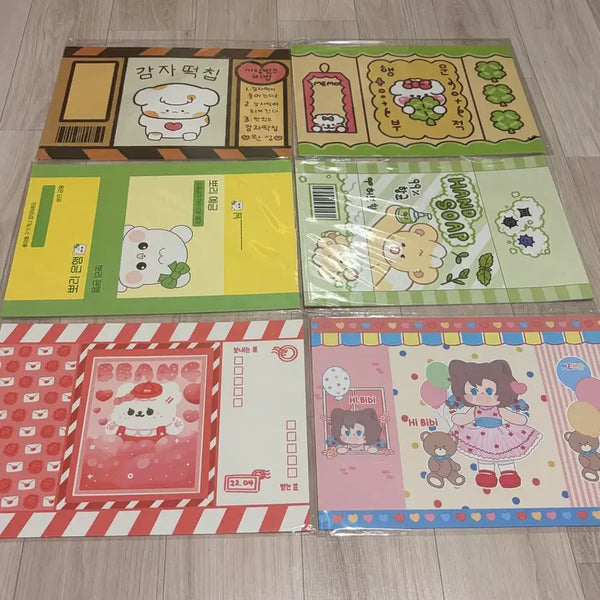 [BUNJANG] Sealed Wrapping Paper Sheets (New Designs) / [낱장] 랩핑지 소분 판매 (10) 신상위주