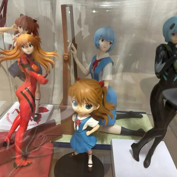 [BUNJANG] Evangelion Rei Ayanami & Asuka Langley Soryu Figures Bundle Set / 에반게리온 레이,아스카 피규어 일괄