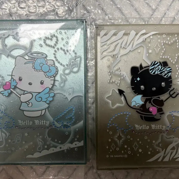 [BUNJANG] Lawson x Hello Kitty Angel & Devil Mirror Set / 로손 콜라보 헬로 키티 천사 악마 거울 세트 판매