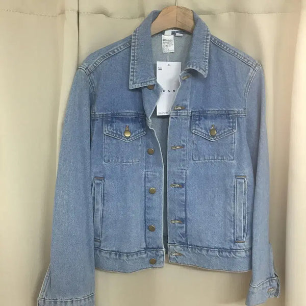 [BUNJANG] American Apparel Denim Jacket (Light Blue & Dark Blue) / (새상품) 아메리칸어패럴 데님 자켓 연청&진청