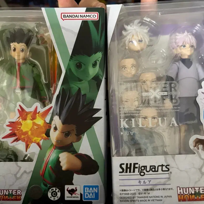 [BUNJANG] Hunter x Hunter S.H.Figuarts Gon Freecss & Killua Zoldyck Action Figure / 헌터x헌터 SHFiguarts 곤 키르아 피규어