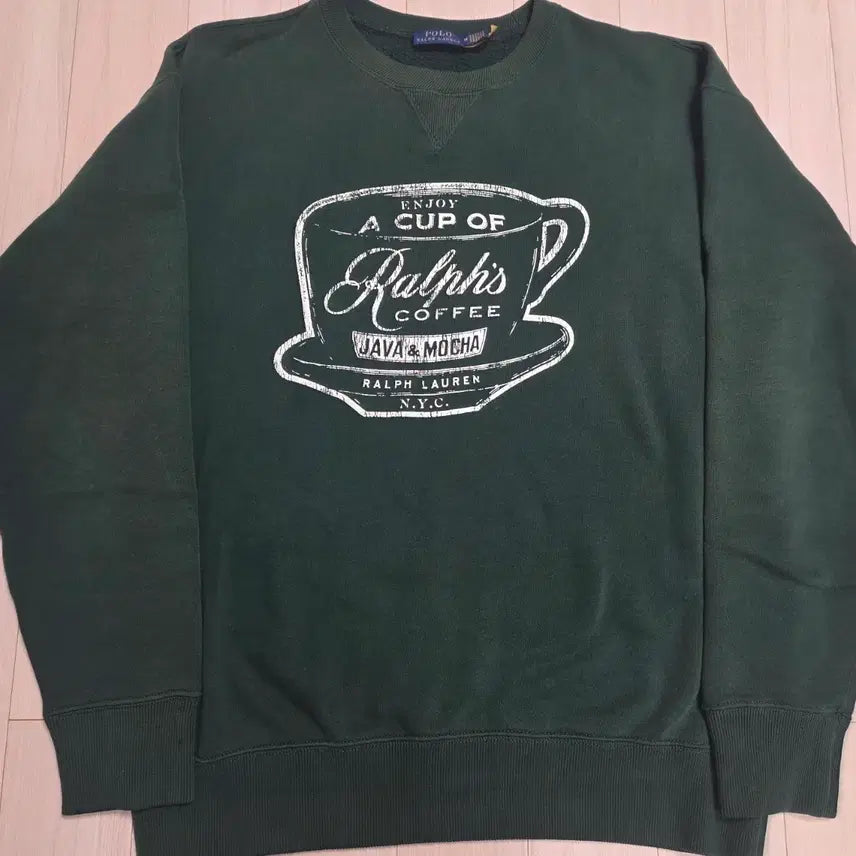 [BUNJANG] Polo Ralph Lauren Ralph's Coffee Sweatshirt M Size / [M사이즈] 폴로랄프로렌 랄프스커피 맨투맨