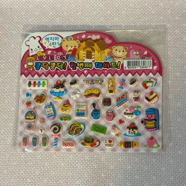 [BUNJANG] Vintage Sticker Pack / 먹지마 스티커 (고전)