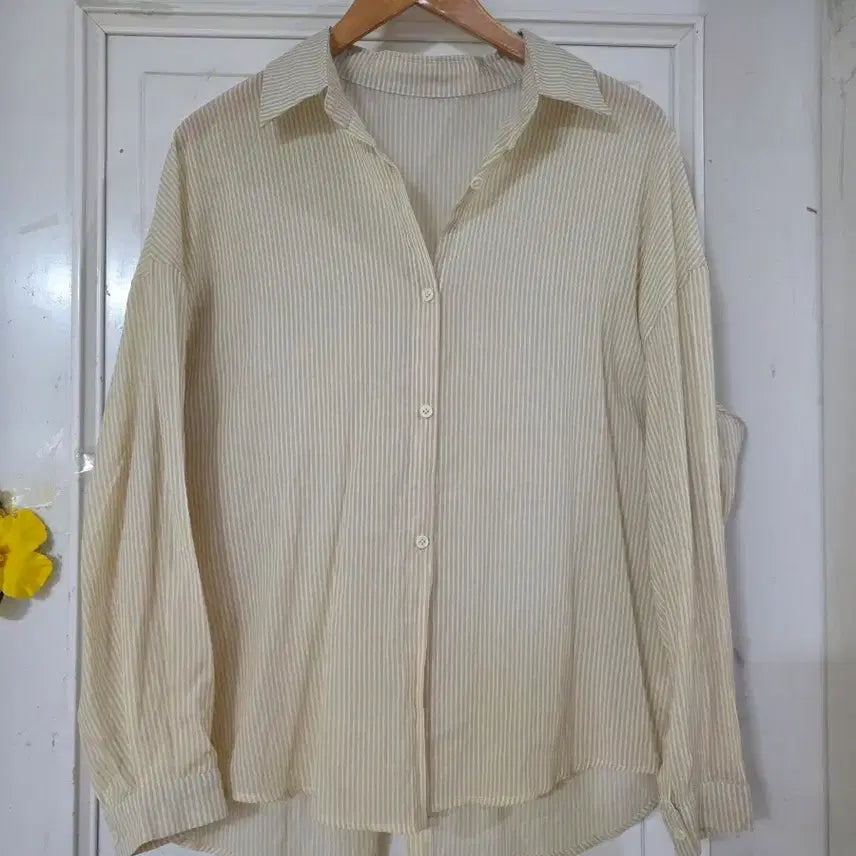 [BUNJANG] Women's Cotton Rayon Back Slit Shirt / 여름 간절기  고급스러운 디자인이쁜 뒤트임  면 레이온  남방셔츠  깨끗해요