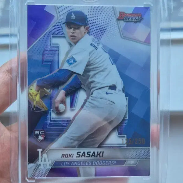[BUNJANG] Bowman's Best Bobby Witt Jr. LA Dodgers RC Card 125/250 Limited Edition / 보우먼스 베스트 로키 사사키 LA 다저스 RC 카드 125/250 한정