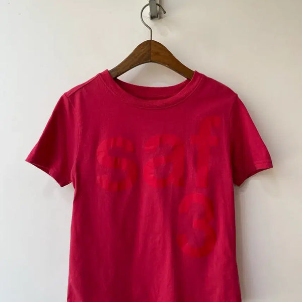 [BUNJANG] Safari Spot Red Basic Safari T-Shirt / 사파리스팟  레드 1/2 베이직 사파리 티셔츠