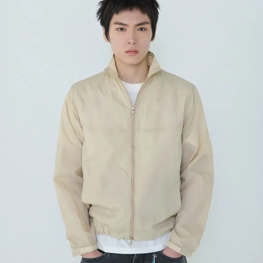 [BUNJANG] The Thing Is Where Adaptive Nylon Jacket - Sand (M Size) / [새상품] 초경량 나일론 자켓