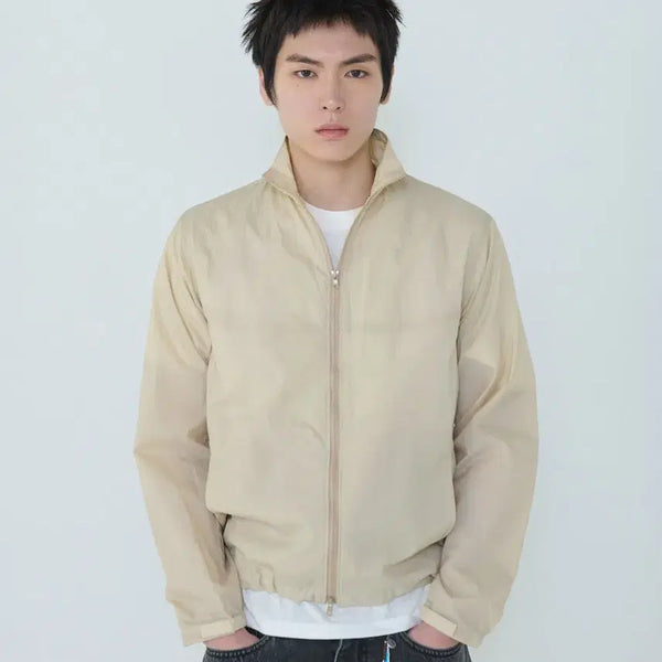 [BUNJANG] The Thing Is Where Adaptive Nylon Jacket - Sand (M Size) / [새상품] 초경량 나일론 자켓