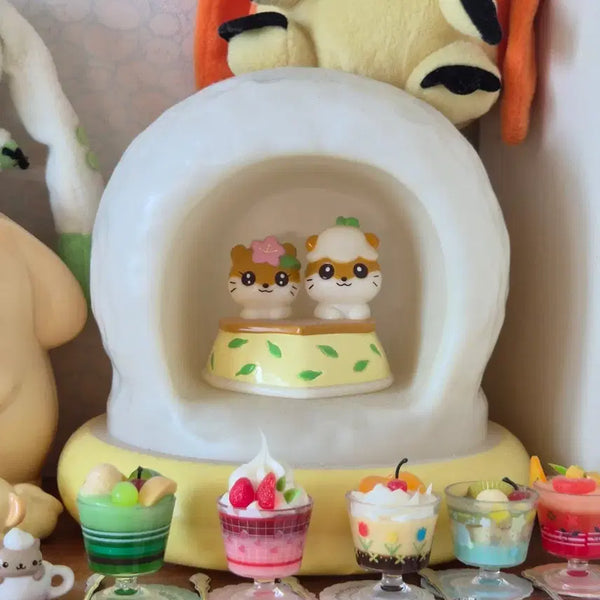 [BUNJANG] Sanrio San-X Kuri Ring Kotatsu Hamster Mood Lamp / 고전 빈티지 산리오 산엑스 쿠리링 무드등 코타츠 햄스터