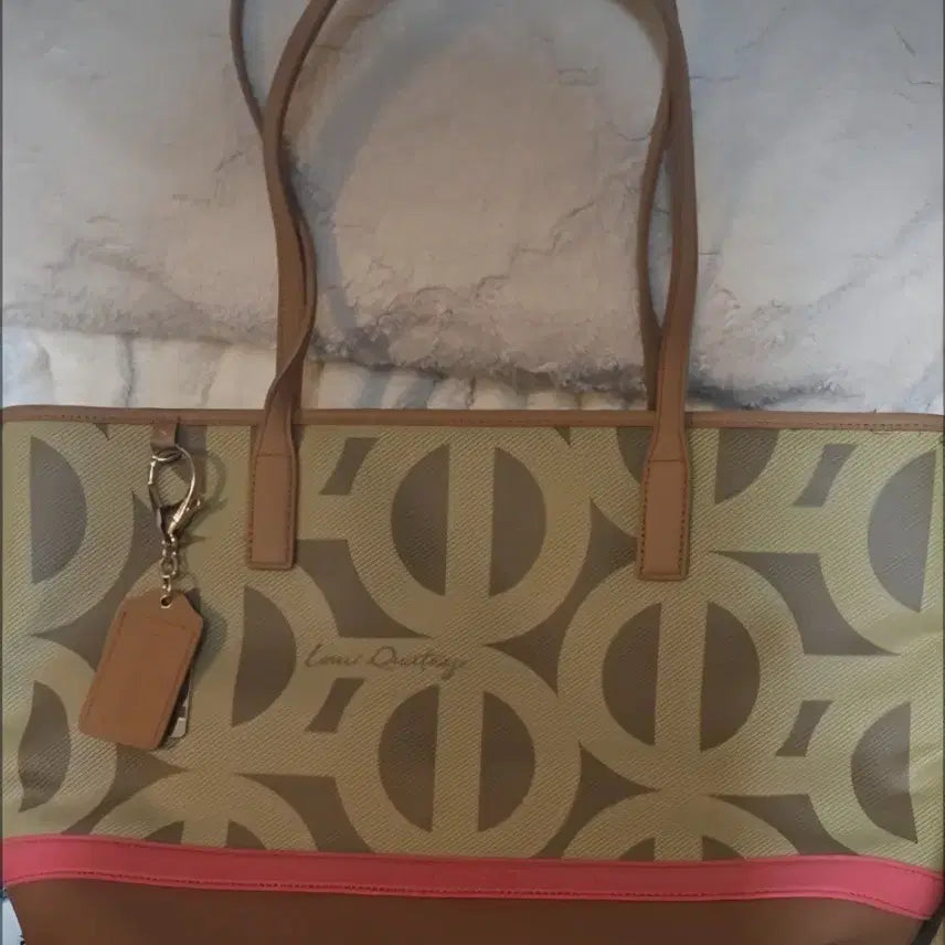 [BUNJANG] Louis Quatorze Signature Monogram Jacquard Shoulder/Shopper Bag / 루이까또즈(Louis Quatorze) 시그니처 모노그램 자카드 숄더백/쇼퍼백입니다 상태최상급
