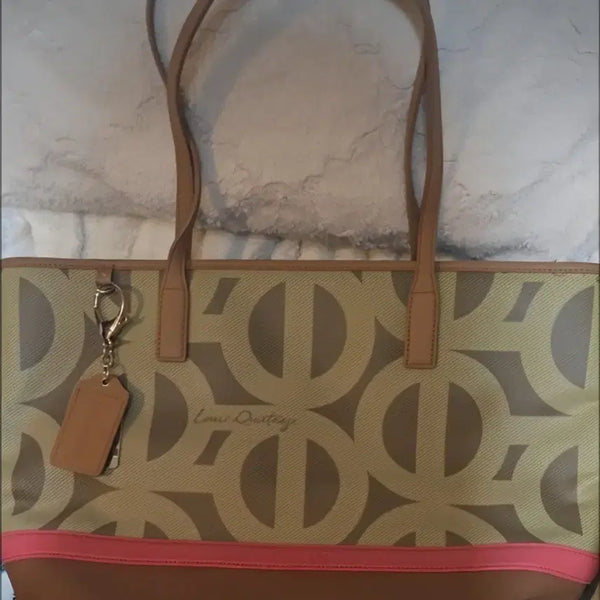 [BUNJANG] Louis Quatorze Signature Monogram Jacquard Shoulder/Shopper Bag / 루이까또즈(Louis Quatorze) 시그니처 모노그램 자카드 숄더백/쇼퍼백입니다 상태최상급