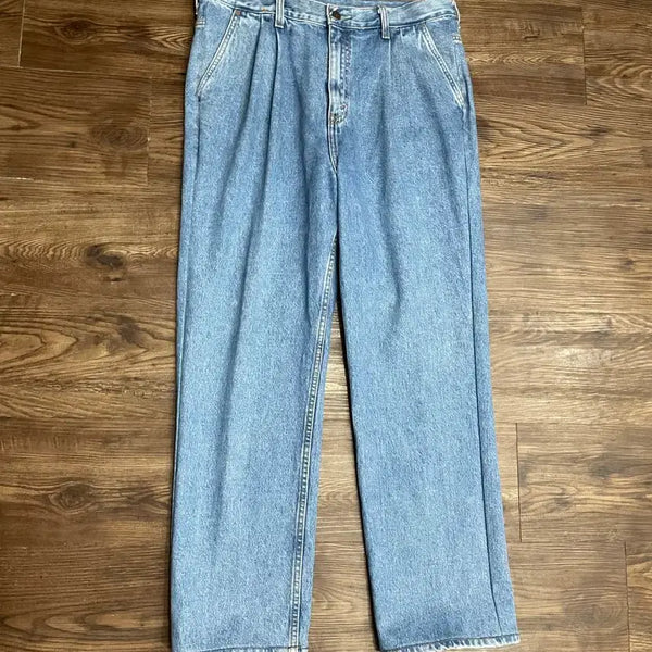 [BUNJANG] Levi's 90s Orange Tab 661-0494 Double Pleated Denim Jeans 34 / 90s 리바이스 희귀 661-0494 오렌지탭 데님 팬츠 34